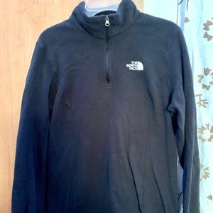 Black North Face Fleece quarter zip